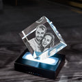 3D modeling crystal interior engraving Pujiang laser-printed three-dimensional portrait ornament gift - EverLume